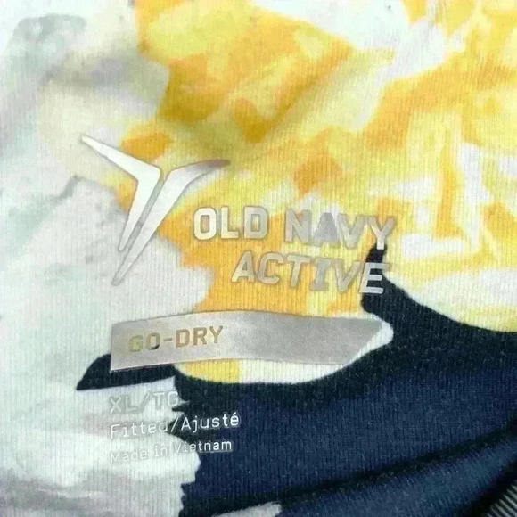 Old Navy Active Floral Legging Pant Women Size XLarge Go-Dry Stretch Fitted - Picture 3 of 4